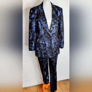 PAOLO SANTINI COTTON BLEND PANTSUIT